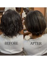 フォルビート(Forbito)&nbsp;髪質改善ストレート　BEFORE/AFTER