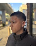 スキンフェードツーブロック刈り上げジェットモヒカンマンバン