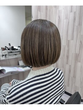 カミノワ(kaminowa) 白髪率40%おすすめヘア/神戸/三宮/脱白髪染め/白髪ぼかし/