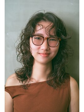 アル(AL) 柔らか質感デジタルパーマ×ミディアムレイヤーカール