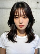 エイチ ウルフカット 大阪梅田(811)&nbsp;くるみちゃんヘアベリーショートマッシュウルフミディアムボブ