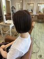 ビズヘアー プチ(bisou hair petit)&nbsp;切りっぱなしBOB＊ぱつっとラインがオシャレ★