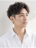 【HEY 松本】ビジカジツーブロック×テクスチャーパーマ