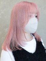 プネル 渋谷(PUNEL)&nbsp;渋谷　ピンクベージュ韓国ヘア/レイヤーミディアム/ケアブリーチ