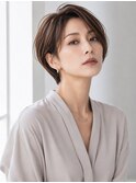 ショートカット/ショートヘア／ショートボブ/30代40代50代/