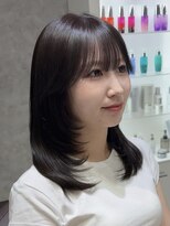 アウラ 近鉄八尾駅前店(Aura)&nbsp;チョコブラウン×ミディアムレイヤー♪
