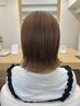 骨格補正カット＋透明感カラー＋資生堂 サブリミック 
