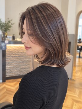 ブッシュ ユメリア徳重店(BUSH) 大人の艶感ショートボブ×透明感グレイカラー
