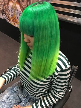 ゾーマ(ZOUMA) グリーン系グラデーション☆　　ＴＲＩＣＫＳＴＹＬＥ☆