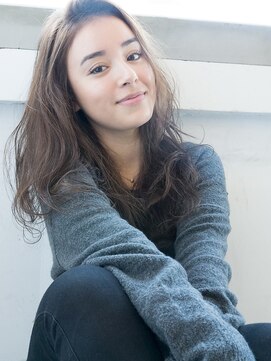 スー 渋谷(suu) 【SUN】メルトカラー☆大人かわいいグレージュロング