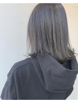 ミント(mint) ＊スモーキー☆光に包まれると透ける魔法の暗髪グレーパール＊