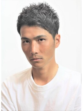 メンズフィール 南森町(MENS FEEL) ツイストパーマ☆かき上げヘアショートレイヤーくせ毛風パーマ