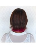 2度見確定!周りと差をつけるインナーカラー