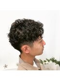 お手入れ簡単♪メンズパーマスタイル