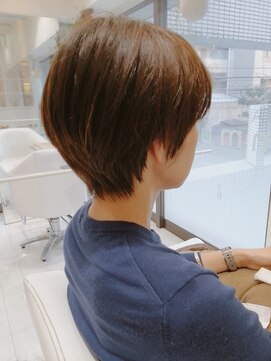 ヘアアンドネイルイミュン(Hair&Nail immune) .フェミニンショート×ナチュラルアッシュ［Immune藤沢］