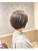 名古屋の美容室actif ミセス  抜け感 丸みショート イメチェン