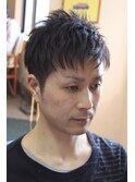 ツーブロックショート