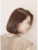 アンベリールフルー(EMBELLIR fleur)&nbsp;ナチュラルボブスタイル　30代/40代/50代