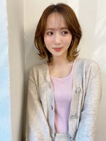 ベイルーム(BAYROOM by HONEY omotesando)&nbsp;【BAYROOM】韓国風レイヤーくびれボブ×イヤリングカラー