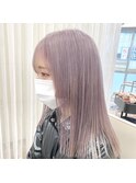 @kamiishi_freera 切りっぱなしミディアム　シルバーラベンダー