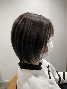 アフロディアンブランシュ(AphrodiaN branche) 20代30代40代　ショートカット＋アッシュブラウンカラー