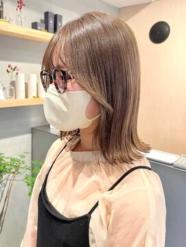 ホーム(HOME) ダブルカラーミルクティーベージュカラーケアブリーチハイトーン