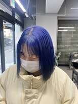 セレーネヘアー オオサカ 心斎橋店(Selene hair OSAKA) ネイビーブルー