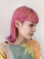 シスタ(SISTA) ハイトーンピンク×ブリーチ×フェミニン