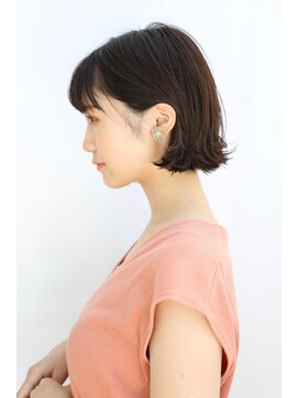 ヘアー リアン(hair LIEN) ラフ外ハネミニボブ