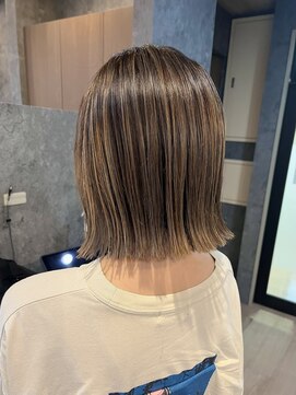 互感 小松店 bob × ハイライトカラー