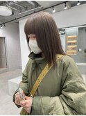 イメチェン/レッドブラウン/似合わせカット/フルバング