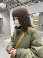 ヘアサロン ドット トウキョウ カラー 町田店(hair salon dot. tokyo color) イメチェン/レッドブラウン/似合わせカット/フルバング