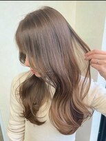 スターズ 川越店(STARS)&nbsp;ブリーチ ハイトーン ミルクティーベージュ 顔周りカット 艶髪