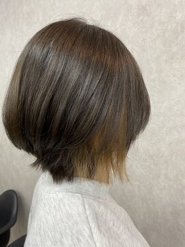 アン ブリーチ 大宮駅東口店(UN BLEACH) 【オリーブ×イヤリングベージュ】