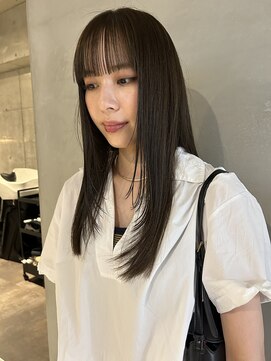 ソイリウム 下北沢(soi rium) ロングレイヤー_レイヤースタイル_オリーブカラー_アディクシー