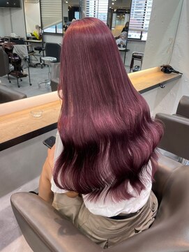 ベレーザ 渋谷(BELEZA) 9147パープルブラックラベンダーパープルレイヤーワンホンヘア