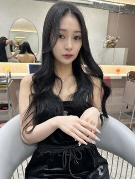 ラルムバイシー 新宿(LARME by Sea) 韓国式レイヤーカット×【ブルーブラック】