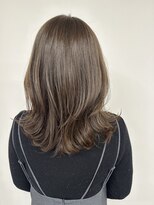 ノウハウ キョウト(KNOWHOW kyoto)&nbsp;レイヤーカット/透明感カラー/ ワンカール/グレージュカラー