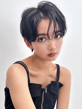 ラフィスヘアーシェア 野田阪神店(La fith hair share) 【La fith】ハンサムショート×美シルエット×暗髪カラー