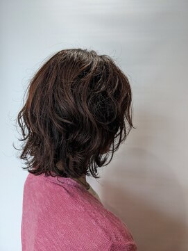 アース 三田南ウッディタウン店(HAIR&MAKE EARTH) 20代30代40代大人可愛いデジタルパーマナチュラルくせ毛　10/15