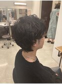 ゆるめ波韓国風ナチュラルパーマ