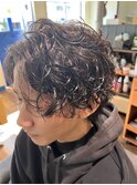 メンズフェザーパーマ