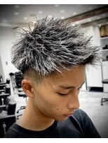 ルースト 京都駅前店(ROOST)&nbsp;ホワイトメッシュツイスト　ジェットフェード