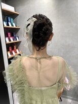 ふわっとシニヨン