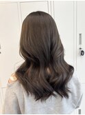 ショコラグレージュ×ミディアムレイヤーカット◎佐藤