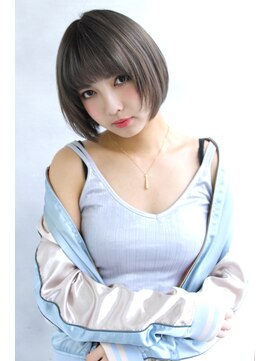 ロゼ 茨木(Rose) 【ROSE】マッシュボブ＿ダブルカラー＿ブリーチ＿ハイライト