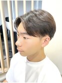 Haleニュアンスパーマビジネスマンパーマブルーブラック