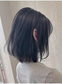 外はねボブ/ダークグレージュ/Aujuaトリートメント