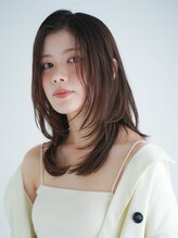エシェル 平塚店(echelle) レイヤー/セミロング/ナチュラルブラウン/平塚