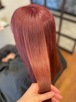 フリーダムクルール 総社駅前店(freedom couleur) Wカラーでピンクレッド♪